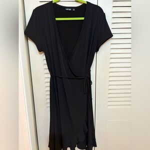 Apt. 9 Black Midi Wrap Dress